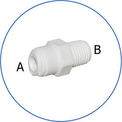 Aqua Filter AQ-A4MC4-W Σύνδεσμος Ασφαλείας Ευθείας In-Line