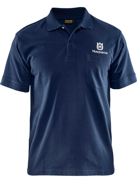 Husqvarna Τεχνικών Ανδρική Μπλούζα Polo Κοντομάνικη Μπλε