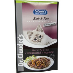 Dr. Clauder's Cat Veal & Turkey 100gr