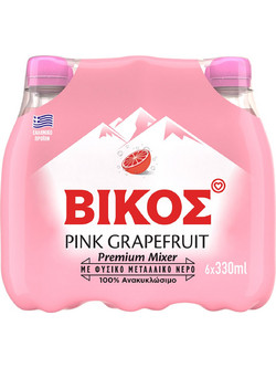 Βίκος Pink Grapefruit 6x330ml