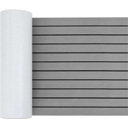 vidaXL Ματ Σκάφους Ριγέ Απαλός Γκρι και Μαύρος 240 x 60 cm EVA