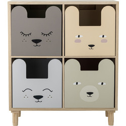 Bloomingville MINI - Calle Bookcase with Drawers - Multi