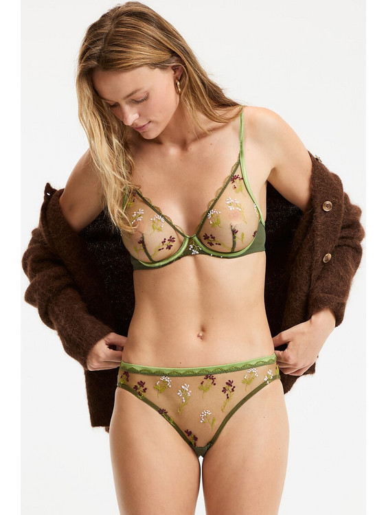 La Redoute Collections Σουτιέν Τριγωνάκι Πράσινο