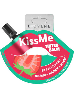 Biovene Kiss Me Strawberry Tinted Lip Balm 8ml