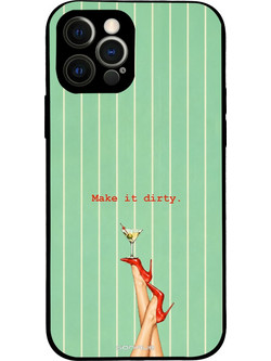 Sonique Stripe Stories Series Θήκη με Σχέδιο «Martini» (iPhone 12 Pro)