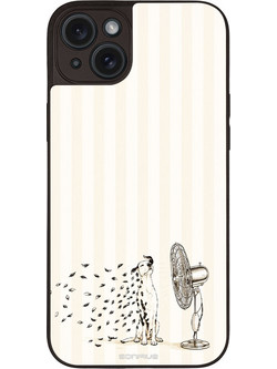 Sonique Stripe Stories Series Back Cover Cool Dog (iPhone 15 Plus)
