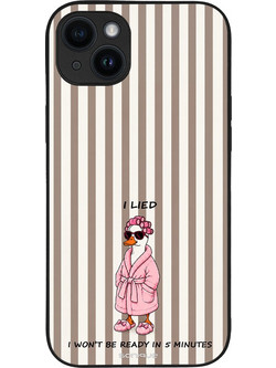 Sonique Stripe Stories Series Θήκη με Σχέδιο «I Lied» (iPhone 14 Plus)