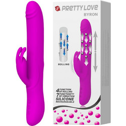 Pretty Love Byron Δονητής Rabbit 25cm Ροζ