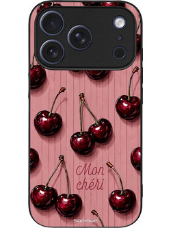 Sonique Stripe Stories Series Θήκη με Σχέδιο «Mon Cheri» (iPhone 17 Pro)