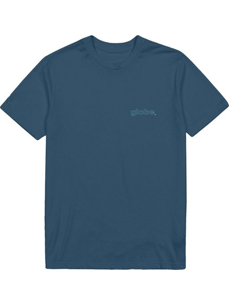 GLOBE BLOCK TEE STEEL BLUE