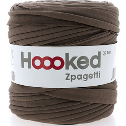 HOOOKED Νήματα και αξεσουάρ πλεξίματος Zpagetti Cotton Yarn-CIGAR BROWN - BROWN
