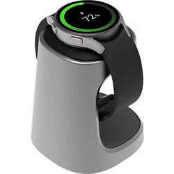 Samsung Smartwatch Charging Stand Βάση Στήριξης Ασημί (Galaxy Watch)
