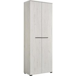 ΕΠΙΠΛΟ ΧΩΛ LORCA WHITE OAK / ΜΑΥΡΟ 67x40x195εκ fxtr