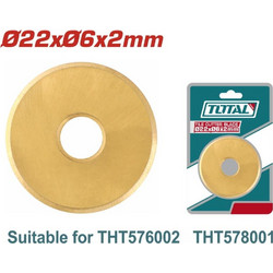 Total Ανταλλακτικο Μαχαιρι Φ-22χ6χ2mm Για Tht576002 (Tht576002b)