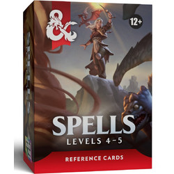 WizKids - DD5 Reference Cards - Spells (Levels 4-5)