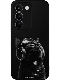 Sonique Men's Edition Series Θήκη Realme C100 5G Audio Kitten - Black