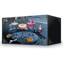 Mm Cocktail Candle set (Σετ 3 Αρωματικά Κεριά σε Σχήμα Κοκτέιλ)
