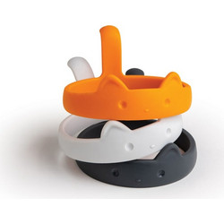 Ototo - Egg Mould - PanCats - Hvid, Gra, Orange