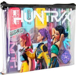 K-Pop Demon Hunters Stationery Set PVC Wallet Huntr/x