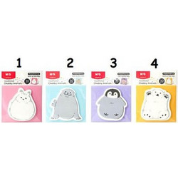 STAND UP STICKY NOTES MASMARCU CHUBBY ANIMALS 30Φ