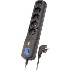 Power strip Lestar LV-530W 5W black 3M LV 530W 3,0m