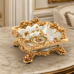 Τασάκι διακοσμητικό Polyresin 18Χ18Χ8 εκ. Queen - KESKOR 66028