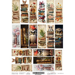 Craftistico Ριζόχαρτο Decoupage 30x40cm Λαμπάδας Βιβλία