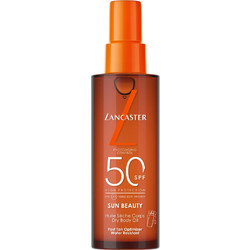 Lancaster Sun Beauty Dry Fast Tan Optimizer Λάδι Μαυρίσματος Σώματος SPF50 150ml