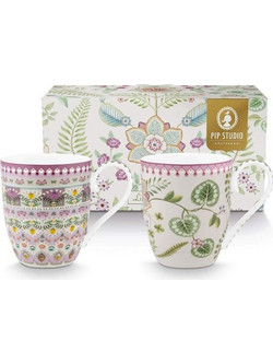 Σετ Κούπες Γίγας 450ml 2 τεμ. Pip Studio - Lily & Lotus