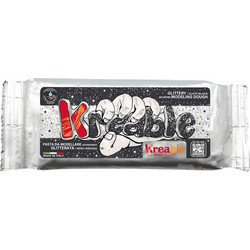TOY COLOR ΠΗΛΟΣ ΜΕ GLITTER 500gr KREA ΜΑΥΡΟΣ
