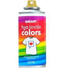 Ghiant 150ml Χρώμα Υφάσματος σε Σπρέι 34910 Gold