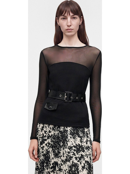 Karl Lagerfeld μπλούζα με μακριά μανίκια B4W17022-999