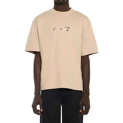 Off-White T-shirt Spices Arrow skate fit μπεζ βαμβακερό