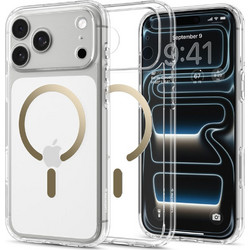 Spigen Ultra Hybrid MagFit Θήκη iPhone 18 Pro Max / 17 Pro Max Clear Gold ACS12120