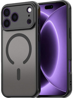 Techsuit HaloFrost II MagSafe Back Cover Black (iPhone 18 Pro / 17 Pro)