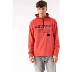 Devergo Men's L/S Hooded T-Shirt 4000 - Orange