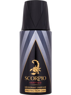 Scorpio Vertigo Ανδρικό Αποσμητικό Spray 24h Χωρίς Αλουμίνιο 150ml