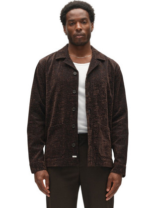 Gabba Simone Pockt Monte Ανδρικό Πουκάμισο Overshirt Καφέ 12091-3035