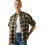 Levi's Nash Flannel Μακρυμάνικο Γυναικείο Πουκάμισο Βαμβακερό Χακί 0085H-0003