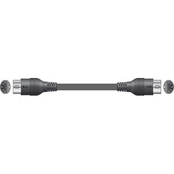 MIDI075 Καλώδιο MIDI 5 Pin Din Plug - 5 Pin Din Plug 0,75m (Τεμάχιο)