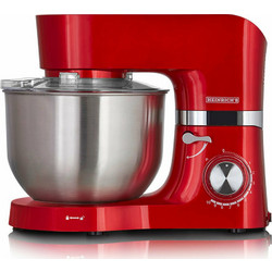 Heinrich's KM 6278 Red Κουζινομηχανή 1300W με Ανοξείδωτο Κάδο 6.5lt