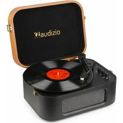Audizio RP315 Πικάπ Βαλιτσάκι με Ηχεία & Προενίσχυση Bluetooth & USB Black