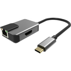 Powertech PTH-053 Ενσύρματος Ethernet USB-C Αντάπτορας Δικτύου 1Gbps