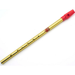 Fun Generation Ιρλανδική Μεταλλική Φλογέρα Original Flageolet Bb (Si Flat) Μπαρόκ Brass ΧρυσήΚωδικός: NT.GM.001
