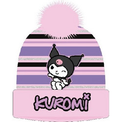 Hello Kitty Kuromi Pink Παιδικό Σκουφάκι Ένα Μέγεθος