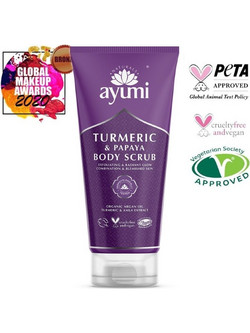 Ayumi Turmeric & Papaya Scrub Σώματος 200ml