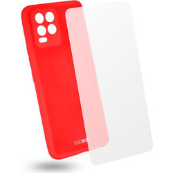 EGOBOO Θήκη Back Cover Realme 8/8 Pro Coral + Tempered Glass