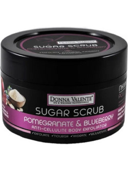 Donna Valente Autumn Berries Sugar Exfoliator Scrub Σώματος 600gr