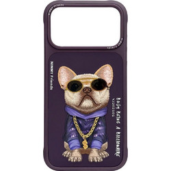 Nimmy Glasses Cool Dog Θήκη iPhone 17 Pro Max / iPhone 18 Pro Max Purple (N-YJ-IP18/17-PRO-MAX-01-A)