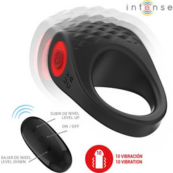 Intense Clover Penis Ring Ελαστικό Δαχτυλίδι Πέους Σιλικόνης με Δόνηση Μαύρο